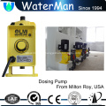 Sistema de geração de dióxido de cloro com testador de água